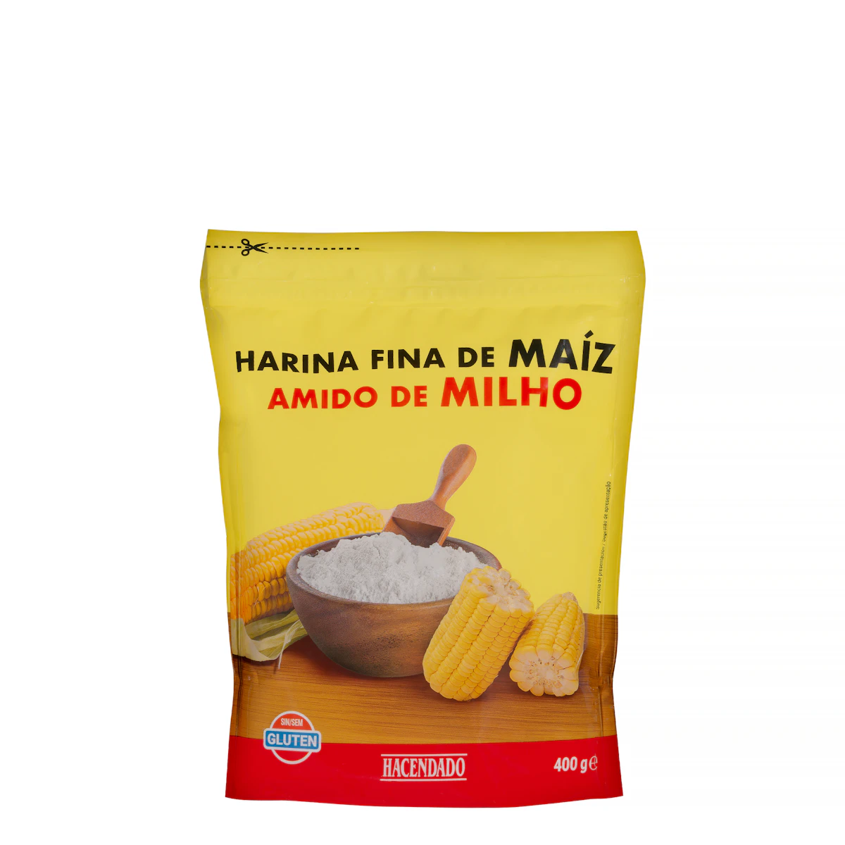 Harina fina de maíz Hacendado