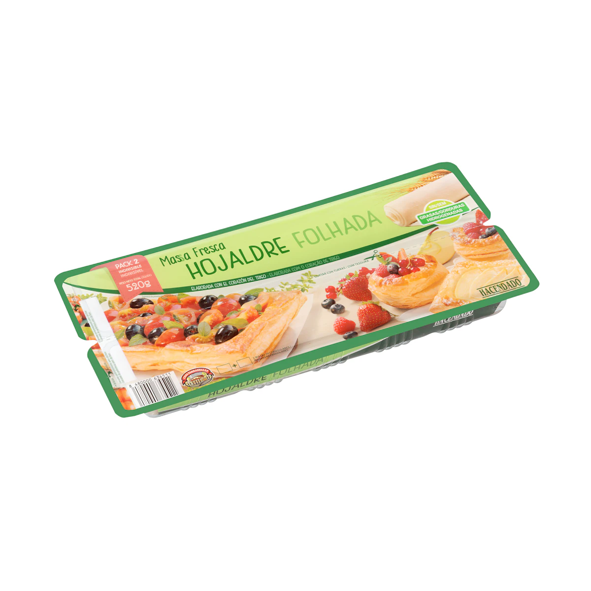 Masa fresca hojaldre Hacendado
