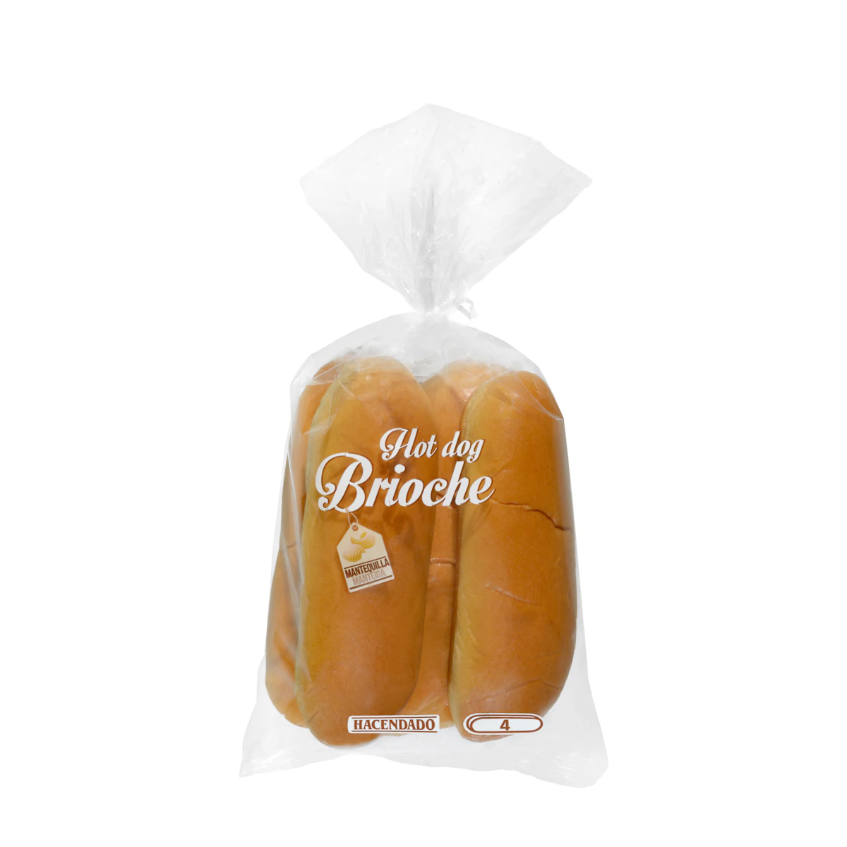 Pan hot dog Brioche Hacendado