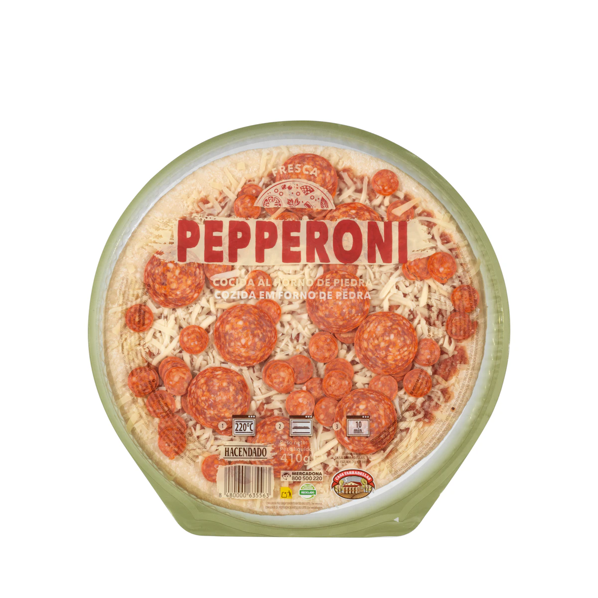Pizza pepperoni Hacendado