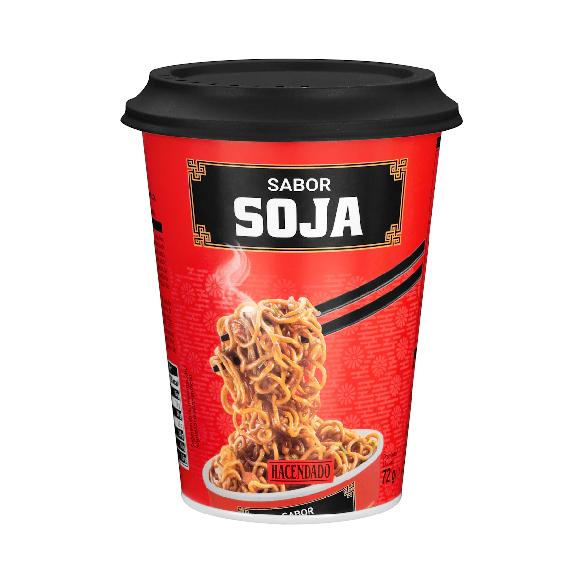 Fideos orientales Yakisoba sabor soja Hacendado