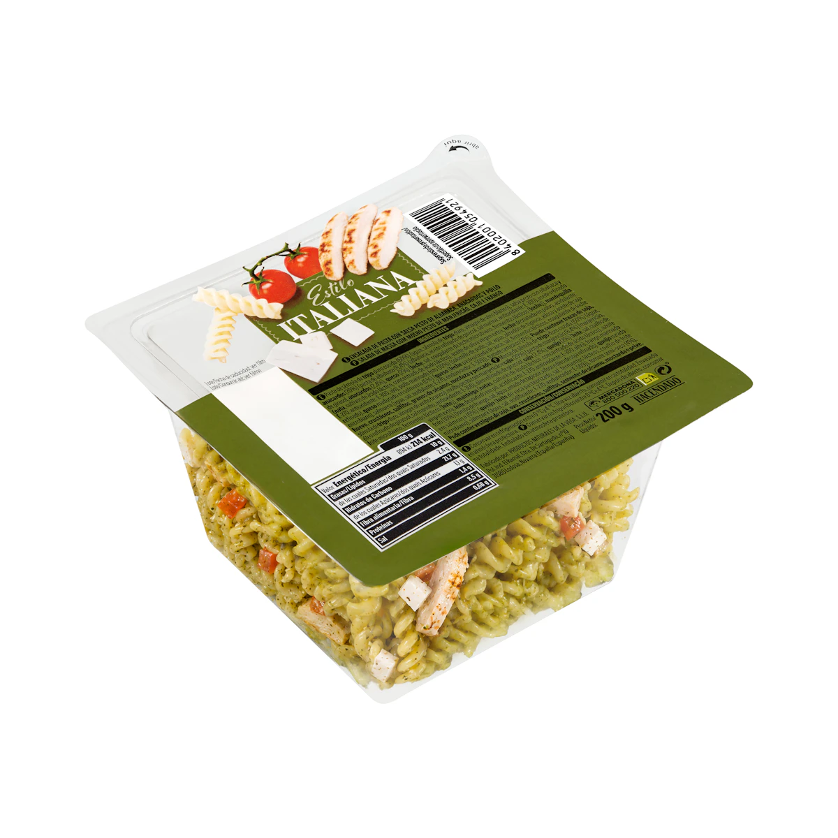 Ensalada de pasta al estilo Italiana Hacendado