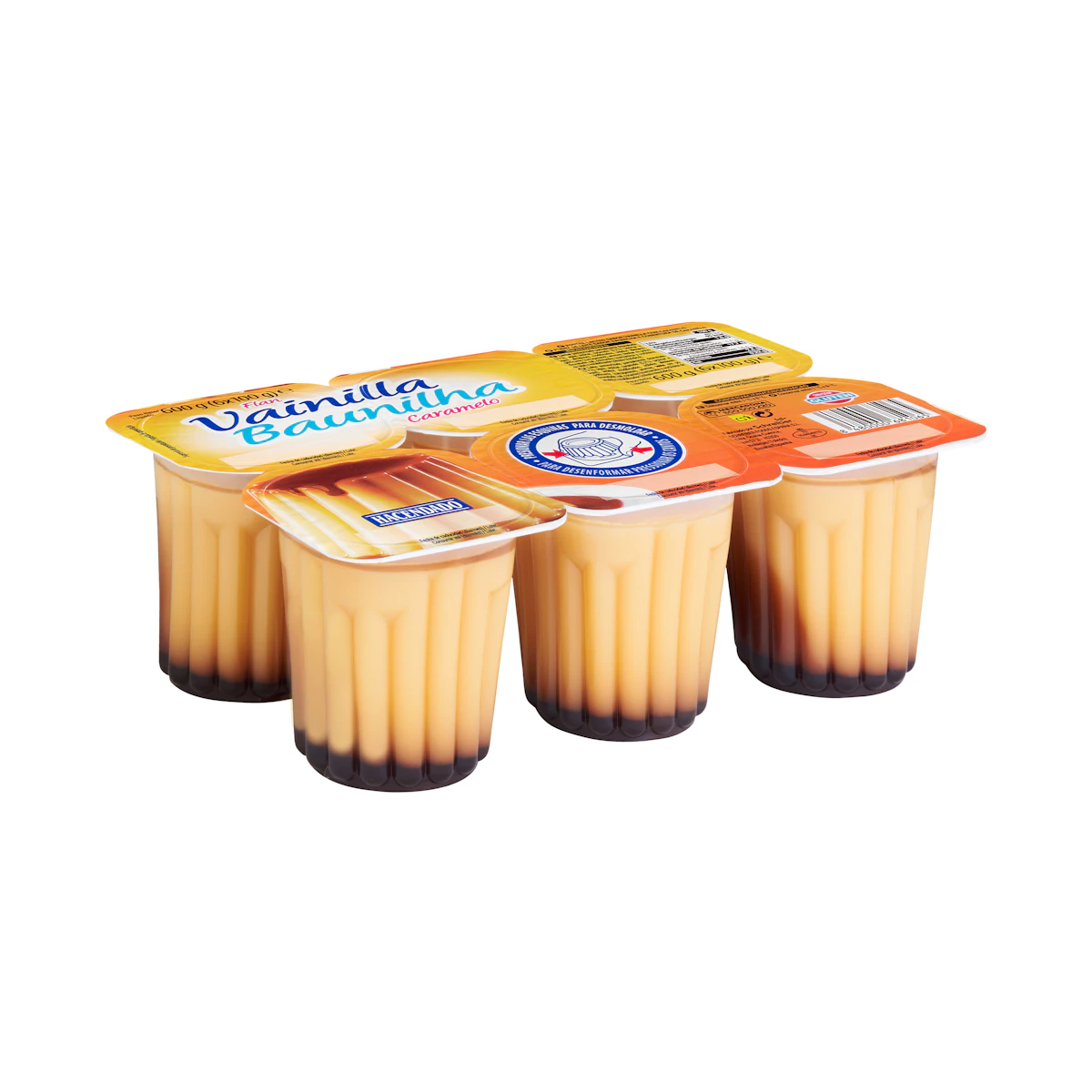 Flan de vainilla con caramelo Hacendado