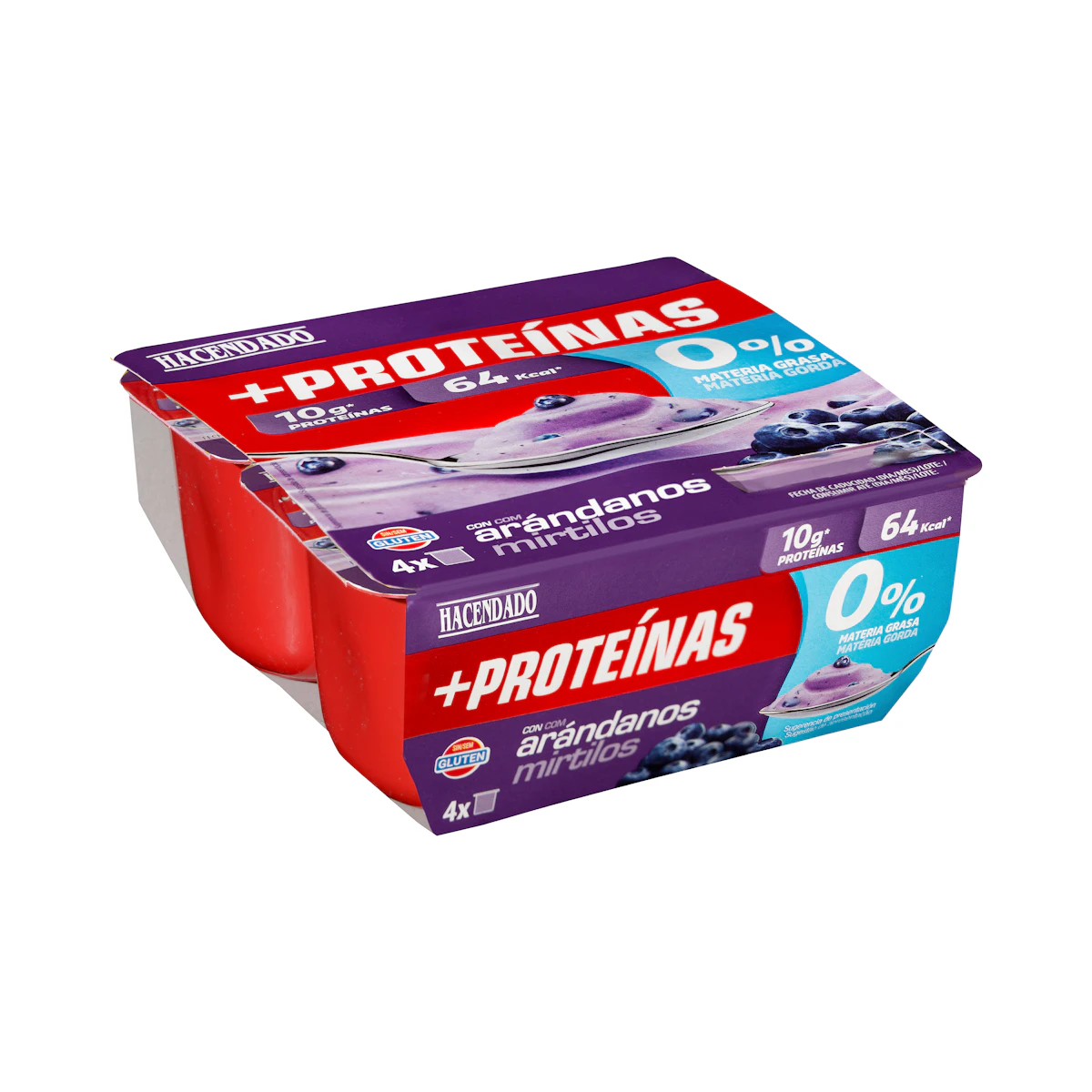 Postre lácteo con arándanos +Proteínas 10 g 0% MG