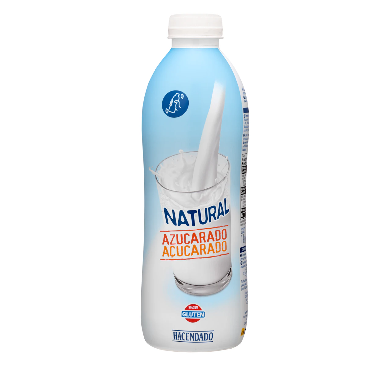 Bebida láctea natural azucarada Hacendado