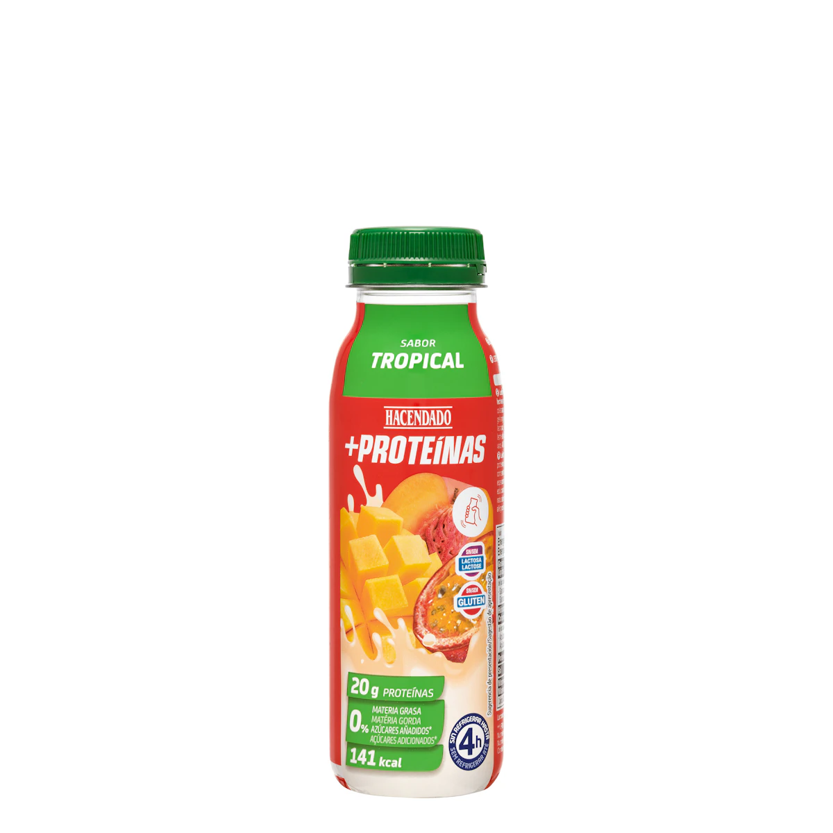 Bebida láctea sabor tropical +Proteínas 20 g 0% MG
