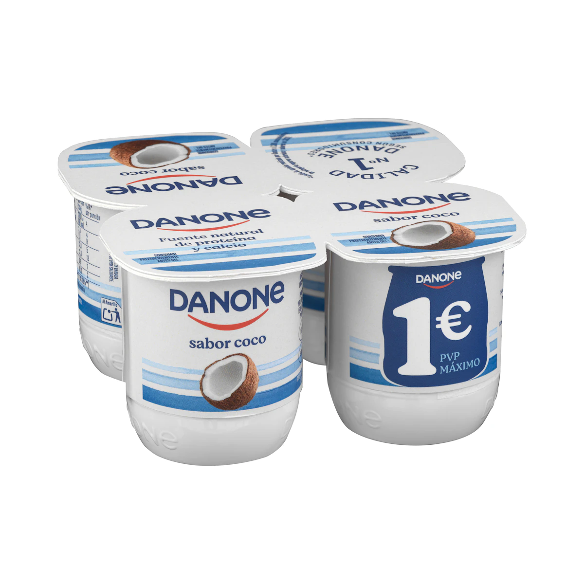 Yogur sabor coco Danone